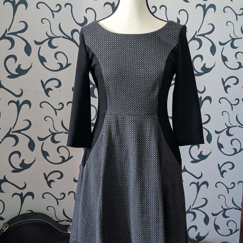 Maurices Optical Illusion Hourglass Fit & Flare Dress